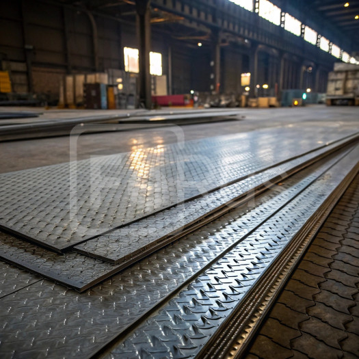 Лист алюминиевый рифленый квинтет 1,5х1200 мм Д1 ТУ 1-801-20-2008