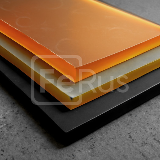 Лист капролон графитонаполненный 10х950 мм ПА 6 ТУ 6-06-38-89