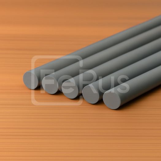 Стержень полиэтиленовый серый 140х2000 мм PP-H ТУ 22.21.10-011-17152852-2019