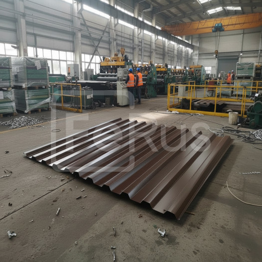 Профнастил С10 полиуретановый матовый (Zn200-275) 0,5х1100х1200 мм, NL 807