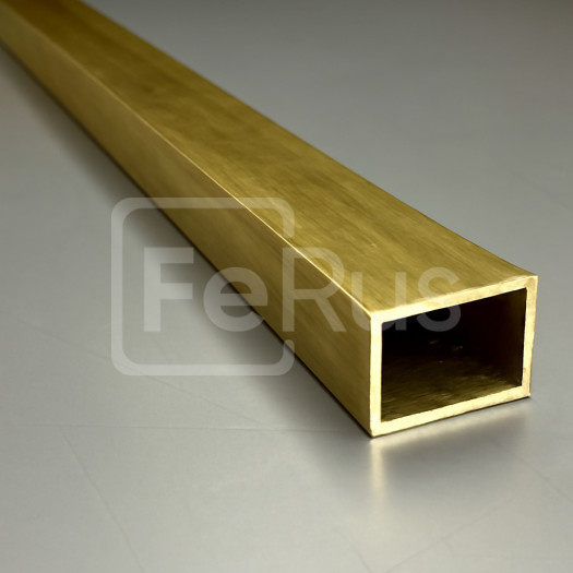 Труба бронзовая профильная 3,6х1,8х0,8 мм БрАЖН10-4-4 ГОСТ 1208-90